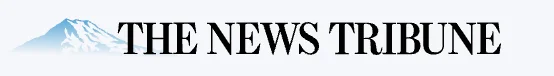 The News Tribune logo with black text and a blue mountain graphic on the left.